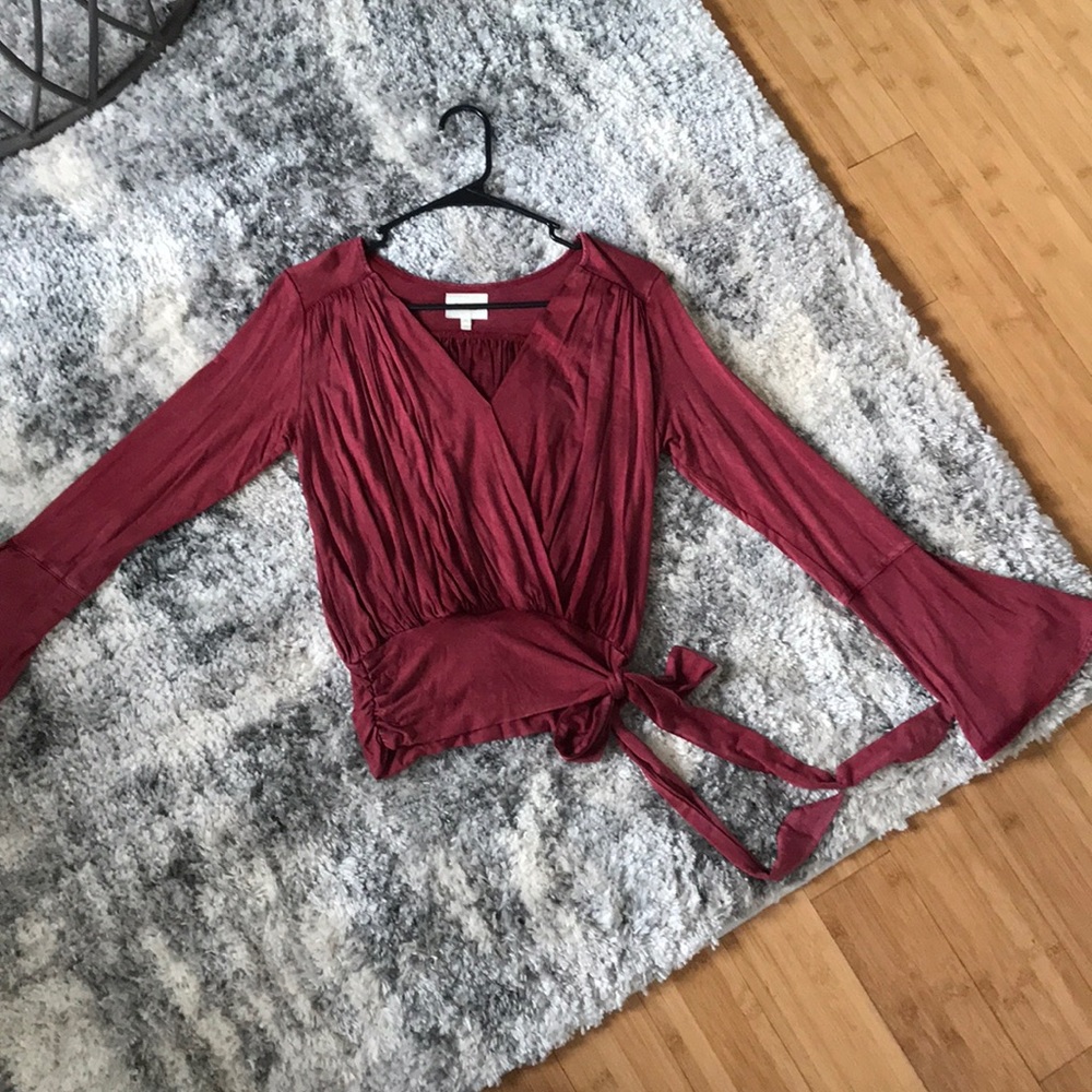 Deletta long sleeve flowy shirt